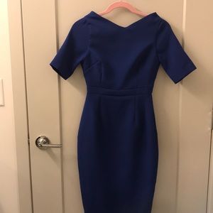 Beautiful blue pencil dress!